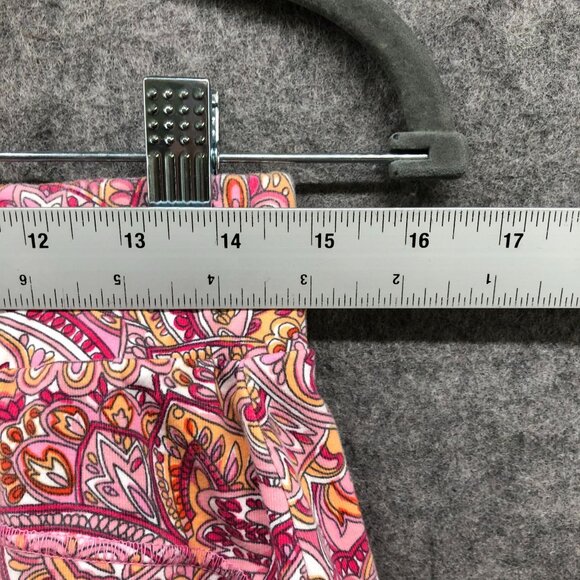 T By Talbots Athletic Skort Womens M Pink Paisley Print Active Cotton Blend - Picture 6 of 9